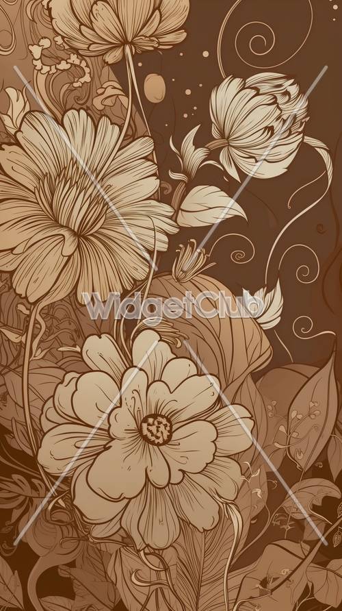 Beautiful Floral Pattern for Walls