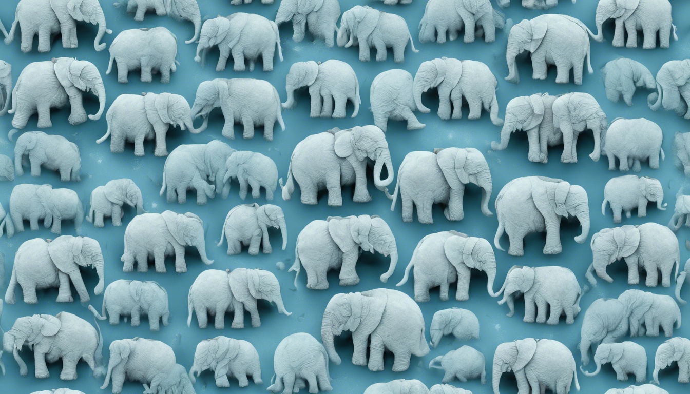 A soft baby blue elephant skin texture in a seamless pattern. 벽지[dd0b8b6a03e046e3811c]