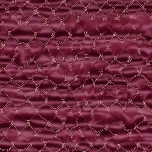 An exquisite seamless pattern of shiny burgundy silk in daylight.