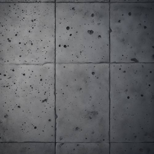 Overview of dark grey concrete surface with smooth finish.