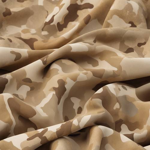 Camouflage de guerre du désert dans différentes nuances de bronzage