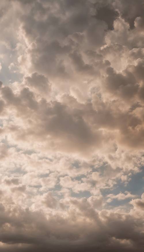 Beige altostratus clouds, a harbinger of continuous rainfall. Tapet [55dad1e5249f480d8c73]