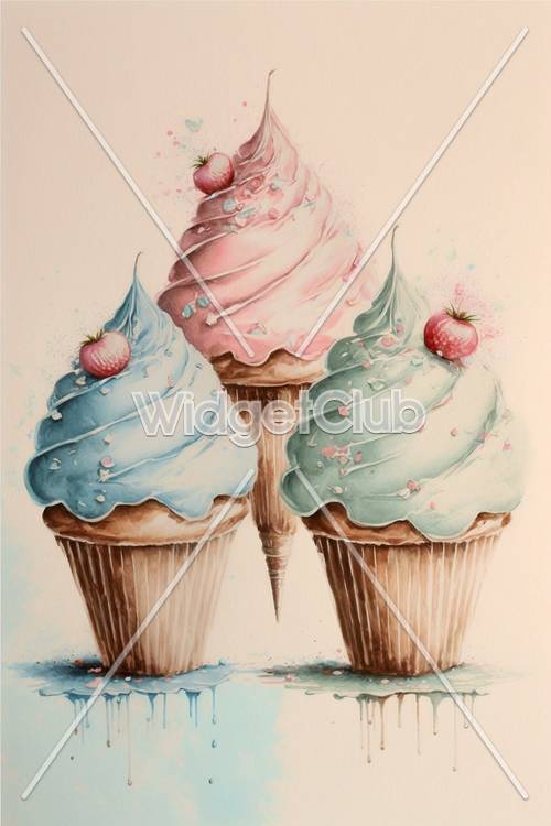 Cupcake Wallpaper [324d8bad46c94b40a472]