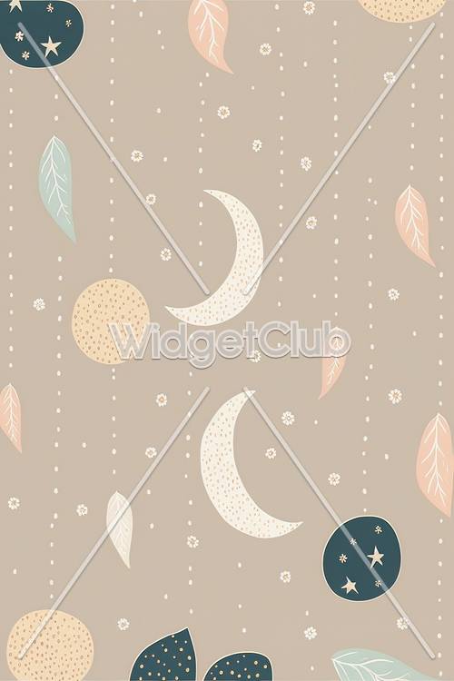 Dreamy Moons and Stars Design