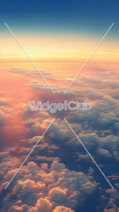 Sunset Clouds from Above Tapet [2e987c405b1c4e208191]