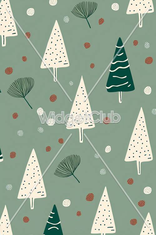 Cute Trees and Dots Design for Kids