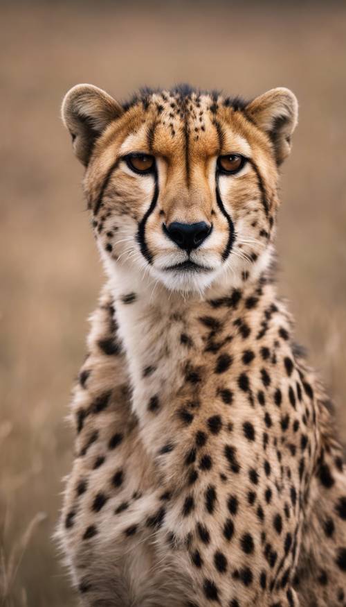 Bold and majestic cheetah spots arranged in an endless pattern, emblematic of the African wild.