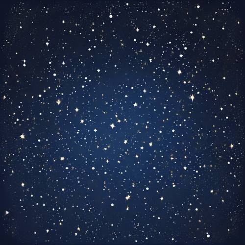 Một chòm sao tạo thành một mô hình phức tạp, đặt trên nền bầu trời đêm màu chàm.