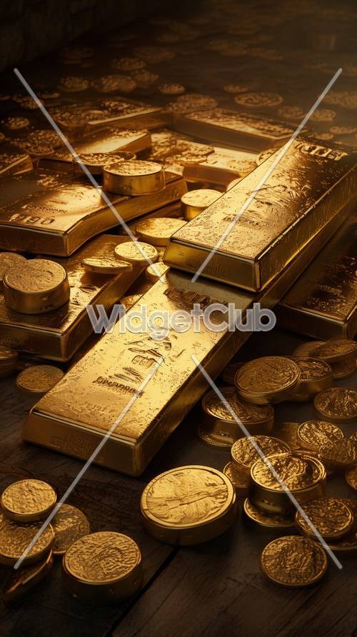 Gold Money Wallpaper [b866773286544d4a8251]
