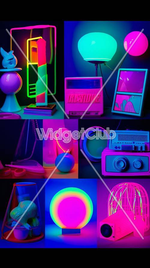 Colorful Neon Lights Display