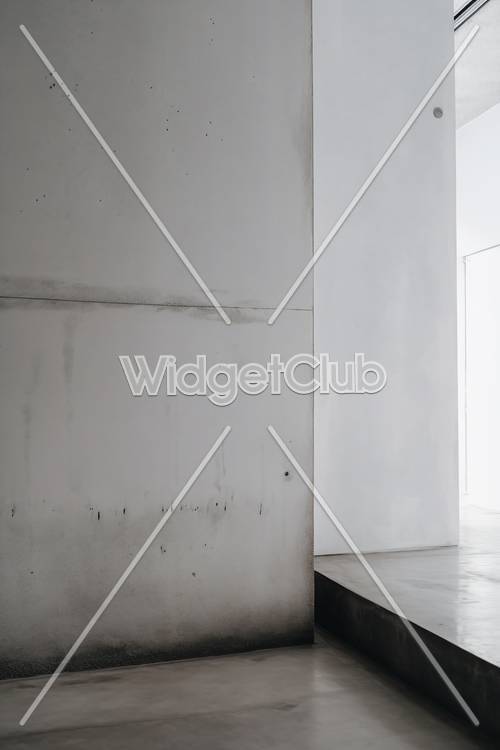 Simple White Modern Interior Design Background