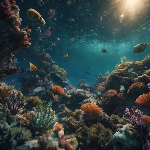 ดาวเคราะห์ที่มีสภาพแวดล้อมเลียนแบบพื้นมหาสมุทร เต็มไปด้วยพืชและสัตว์ใต้ท้องทะเลลึก