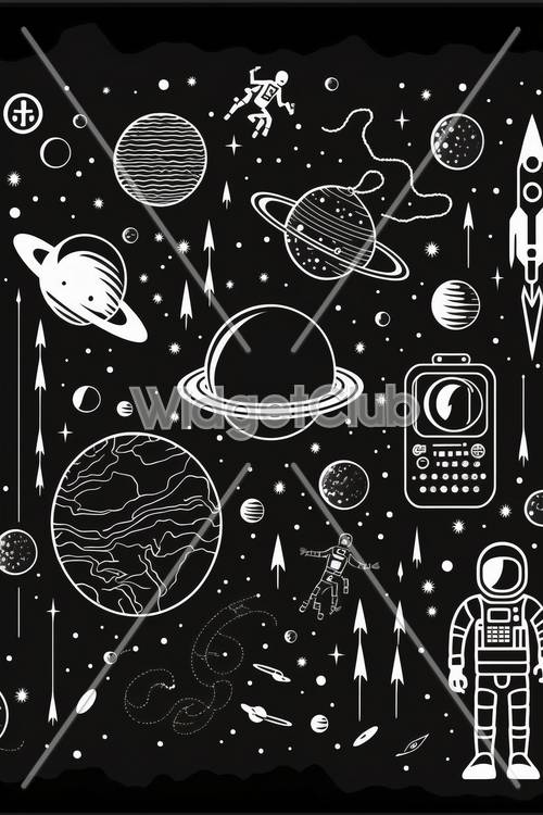 外宇宙の冒険テーマ壁紙