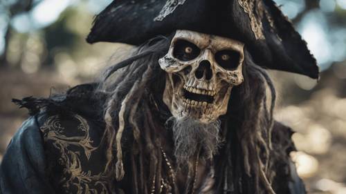 An undead pirate risen from the grave, seeking his lost gold.