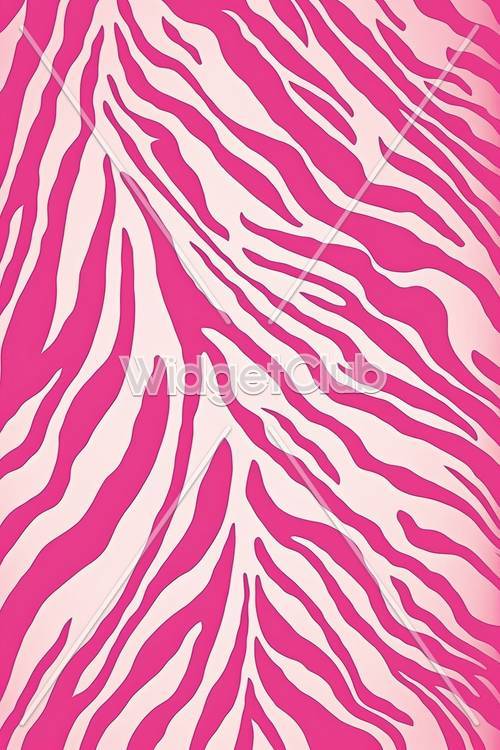 粉紅色和白色斑馬條紋圖案
