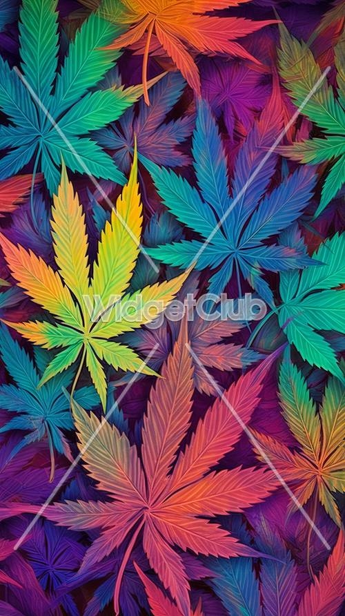 Colorful Leaves Design for Your Screen Background壁紙[0f5aceaa100b488f8749]