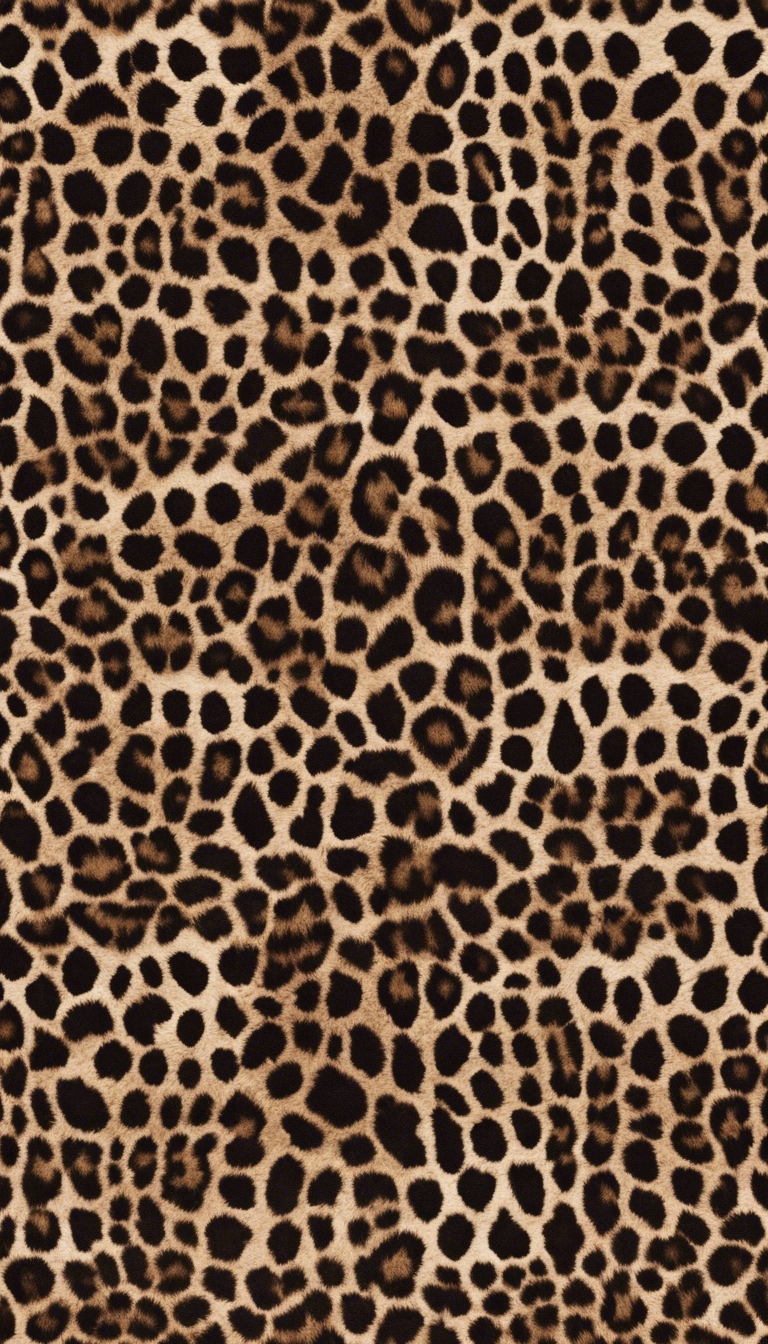 A seamless pattern of leopard spots, beautifully embossed on a dark chocolate colored fabric. Hintergrund[e041990e24174d7e8c71]