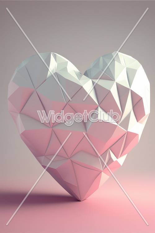Imagen de corazón geométrico