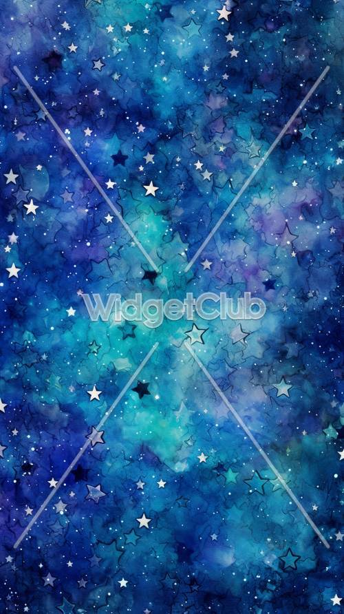 Blue Night Sky Wallpaper [297fece999ff436298ce]