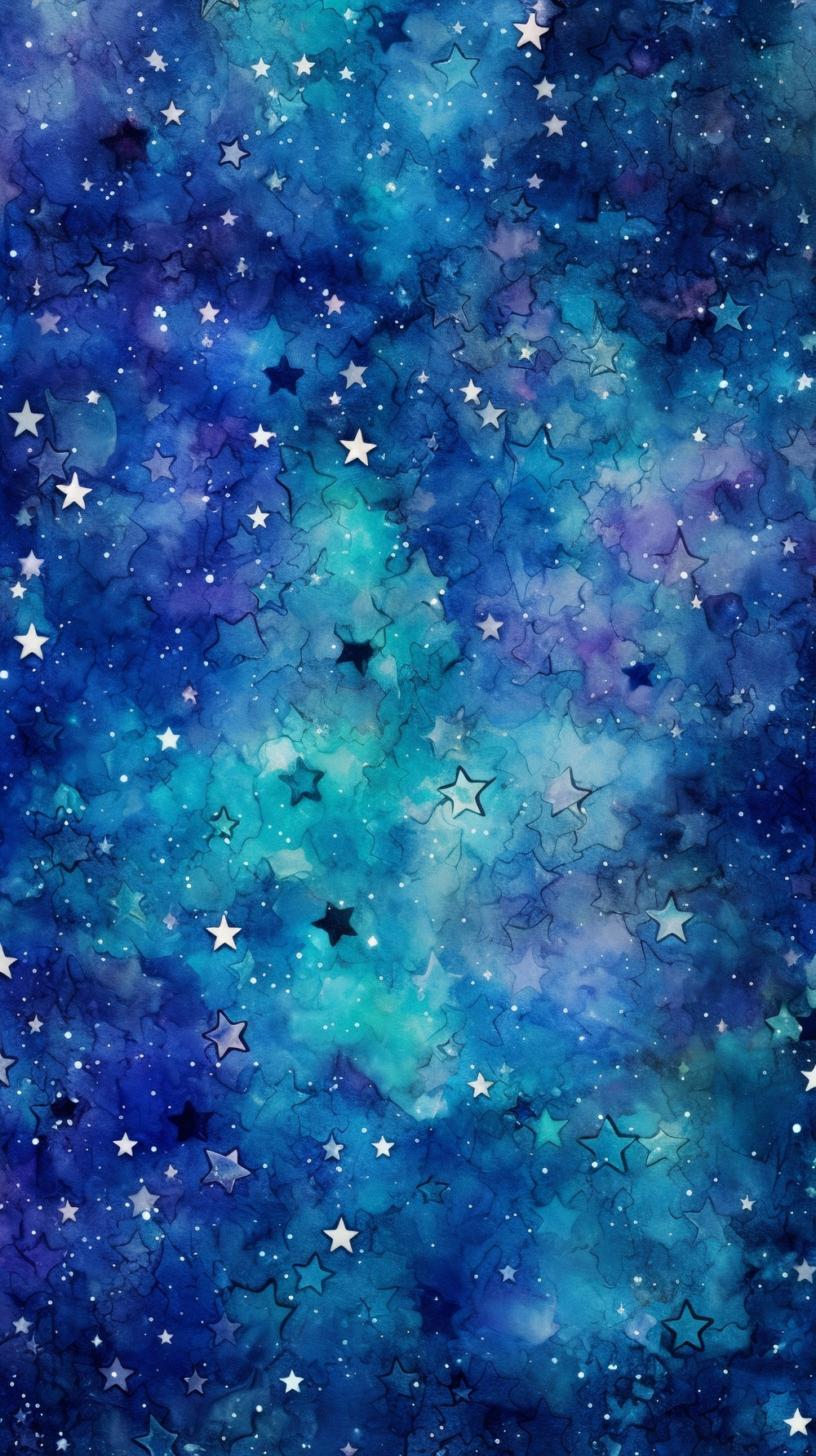 Starry Night Sky Colors Papel de parede[297fece999ff436298ce]