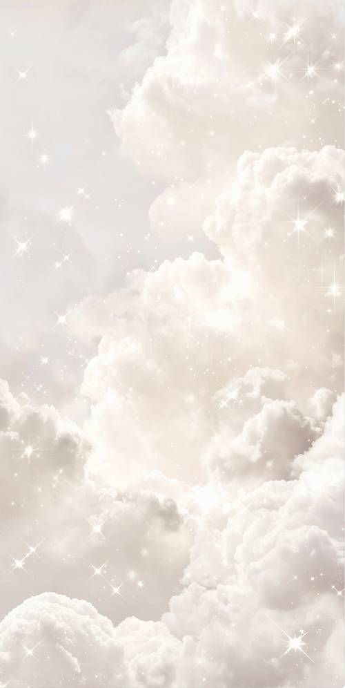 Céu sonhador cheio de estrelas brilhantes Papel de parede [ebb063377a464658b98c]
