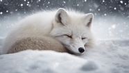 White Arctic Fox White Arctic Fox