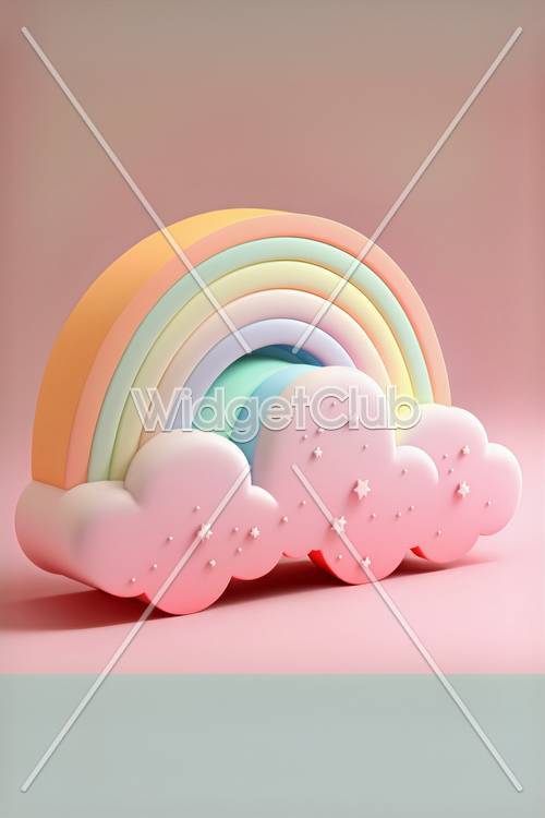 Cute Rainbow Wallpaper [1bee4e75157c4650ad72]