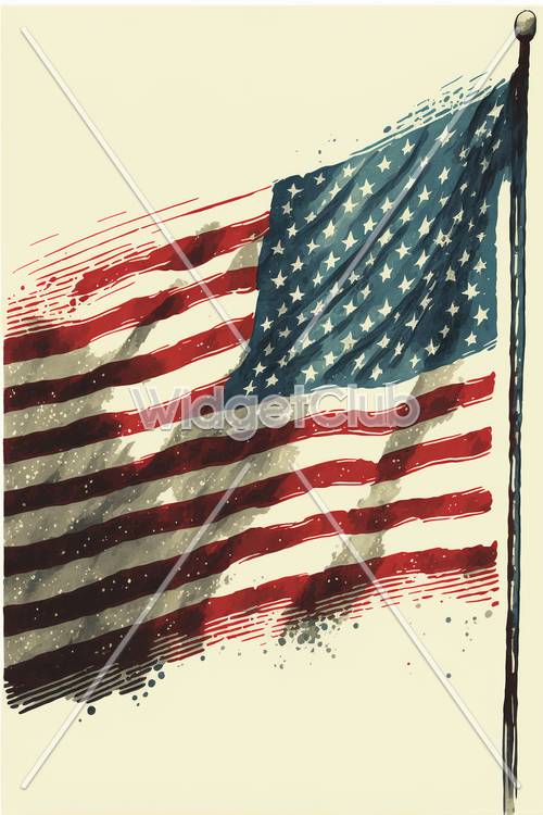 American Flag Wallpaper [e0499564fed840a3bb34]