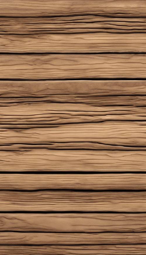 Un patrón elegante que se asemeja a una vista de cerca de una textura de madera color canela bien estructurada.