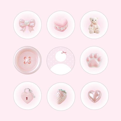 Bonitos objetos rosas para tu pantalla