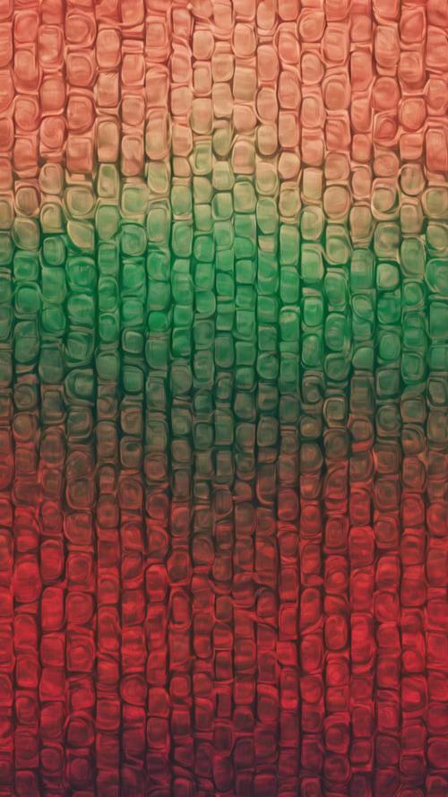 A seamless pattern of a gradient transition from red to green