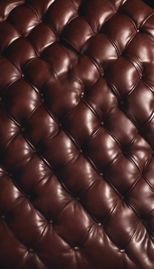 Dark, shiny, rich mahogany leather surface situated in a stylish layout.