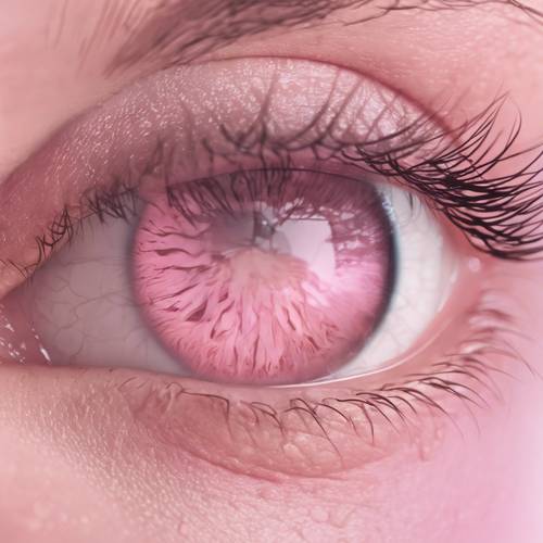 Um gradiente rosa pastel agradável aos olhos.