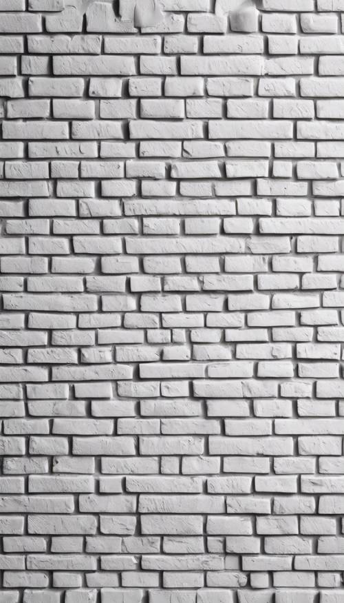 A seamless pattern of white brick walls viewed at an angle.