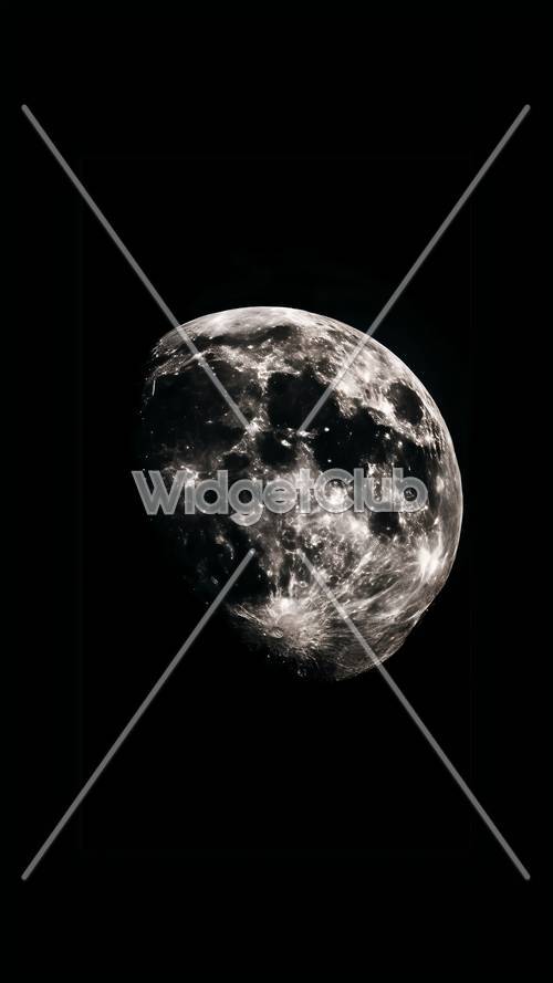 밤하늘의 달