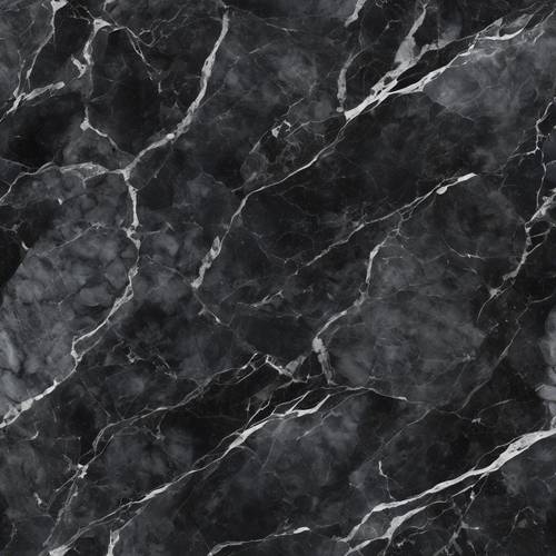 黑色大理石的連續紋理與精緻的灰色細微差別。