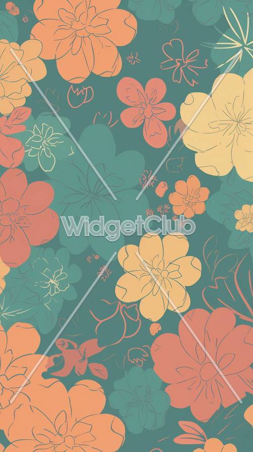 Floral Pattern Wallpaper [5a524eaea60d4ac4ac77]