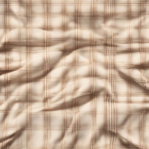 A dreamy cream plaid pattern with a soft romantic feel Tapeta [dbd89dc420d948c28bea]