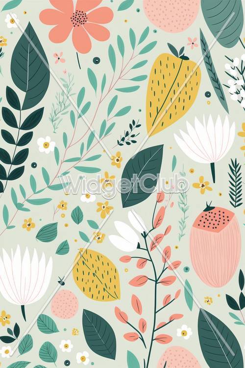 Colorful Nature Patterns for Your Screen