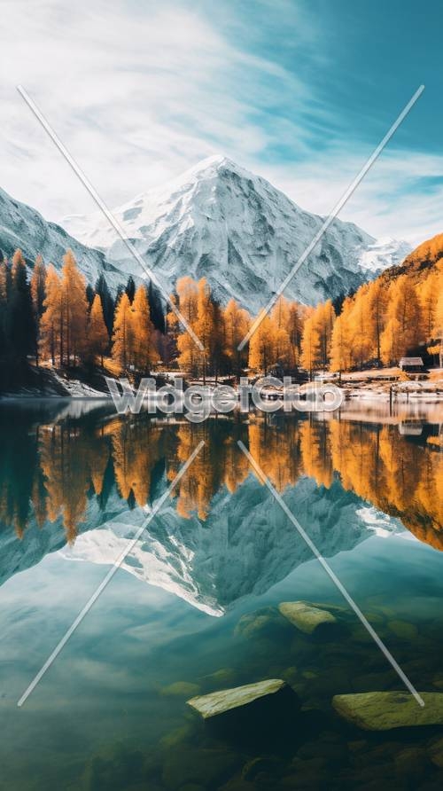 Autumn Mountain Reflection壁紙[4f00245b33f14909b7ac]