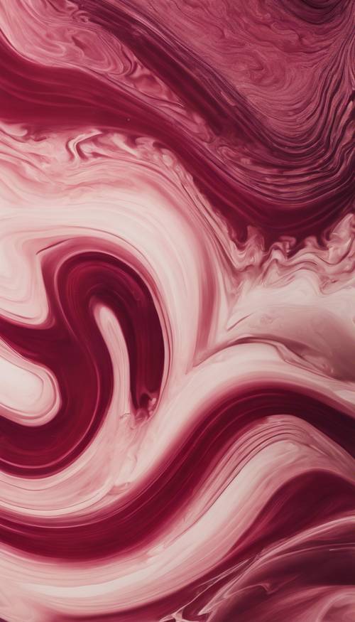 A fluid-like burgundy gradient pattern on a seamless canvas.