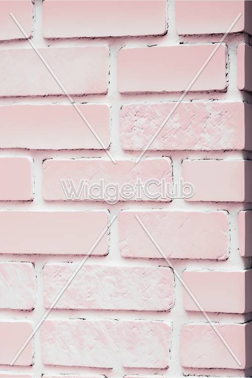 Textura de pared de ladrillo rosa