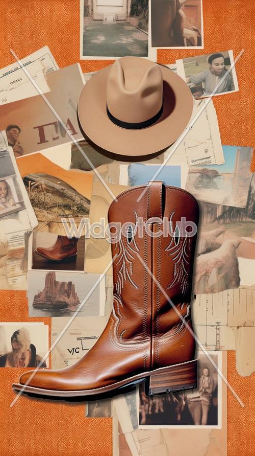 Western Style Inspiration Collage