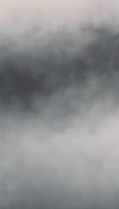 Minimalistyczna grafika ścienna, której głównym elementem jest szary ombre, zaczynający się od ciemnej szarości u góry i przechodzący w delikatny dymny szary u dołu.