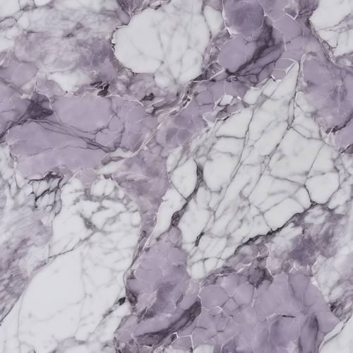 A detailed view of Lilac marble with veining throughout.