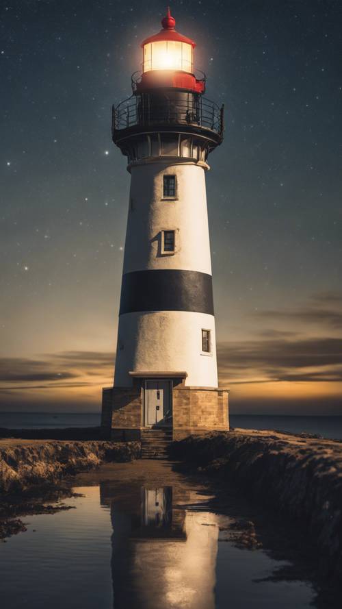 An image of a lighthouse at night with the quote 'Hope is being able to see the light despite all of the darkness.' Tapet [3aae81c3336a420ea2b6]