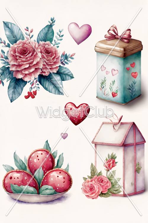 Cute Floral Wallpaper [0a09cee20427474baf8c]
