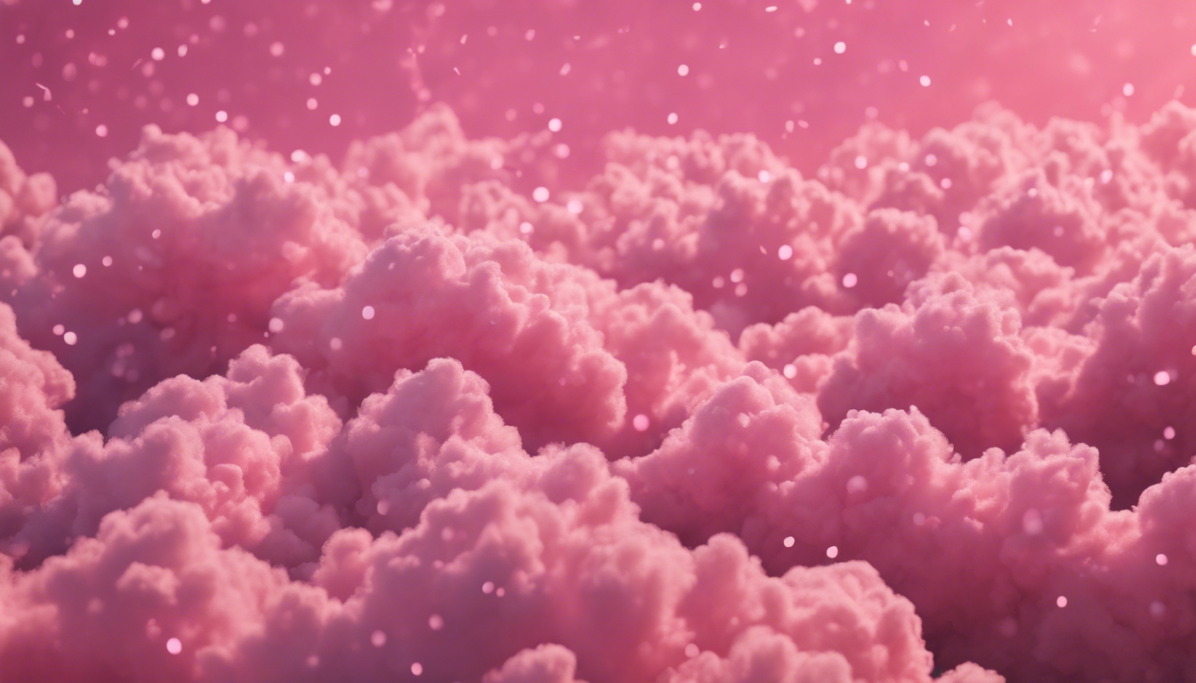 Create a seamless pattern of floating, glowing pink clouds radiating an aura of tranquillity. Тапет[09bf61c5632e48859edf]