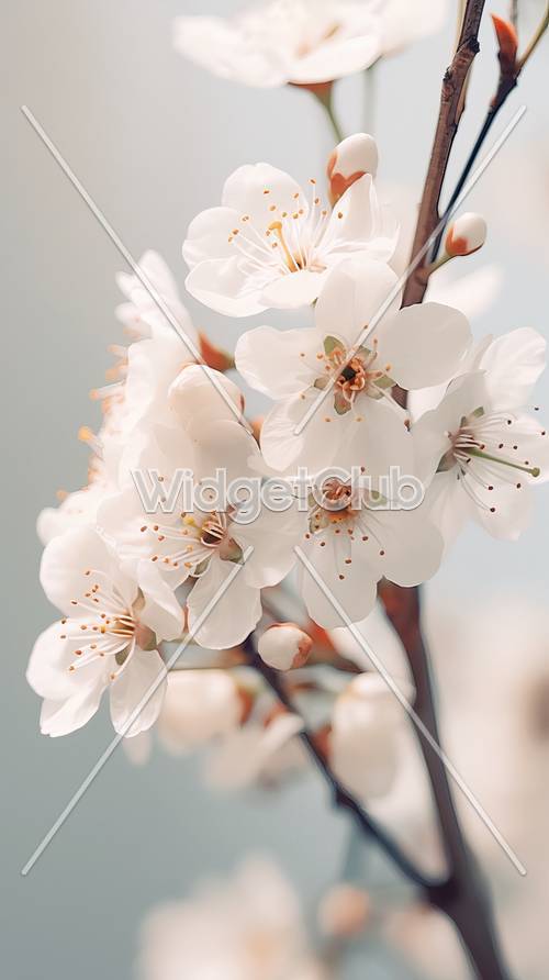 Bellissimi fiori di ciliegio primaverili