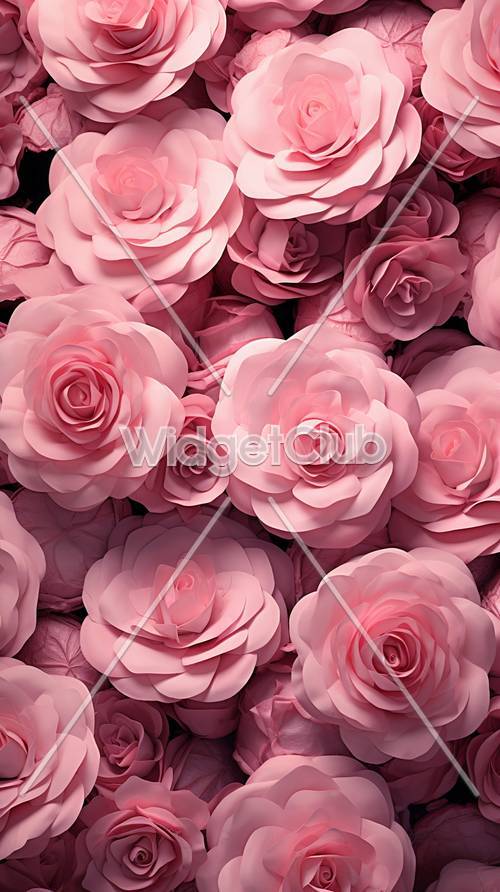 Розовая роза восторг